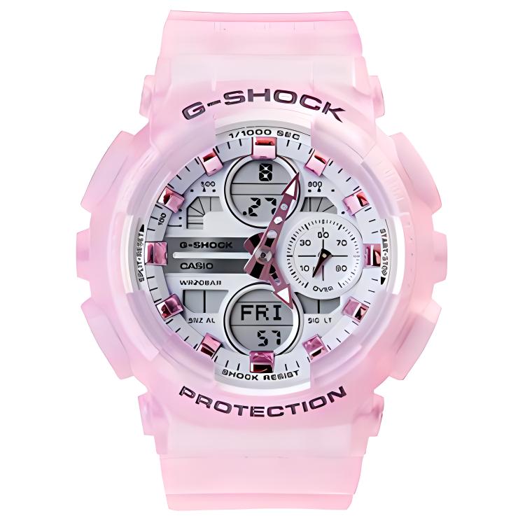 

CASIO Часы унисекс 45,9 мм белые GMA-S14ONP-4A