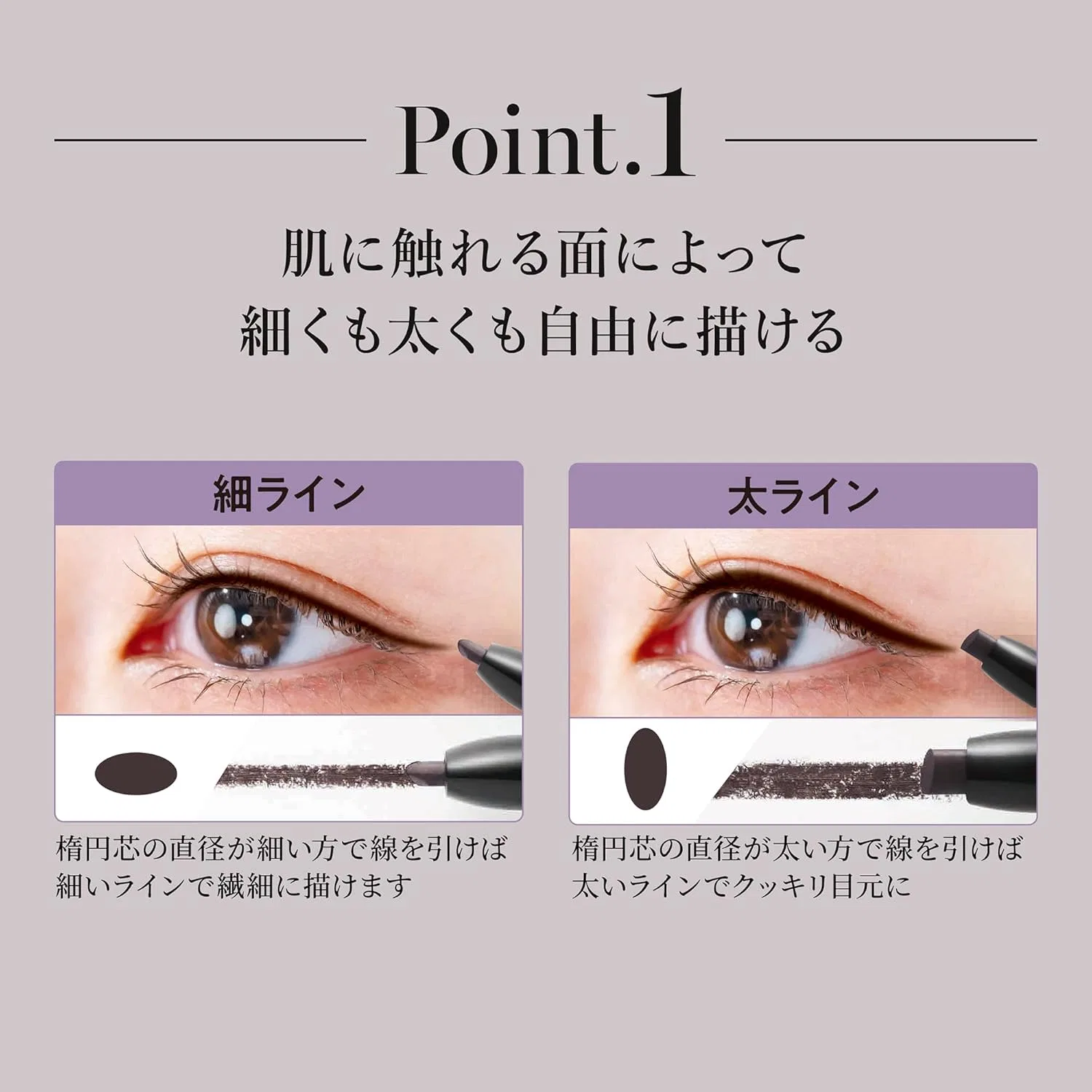 Подводка для глаз гелевая Make Proportion Soft Brown водостойкая — фото 4