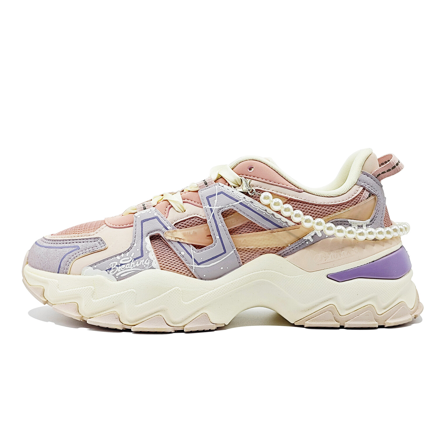 

Кроссовки FILA AURORA Lifestyle Shoes Women's Low-top Pink/purple, розовый