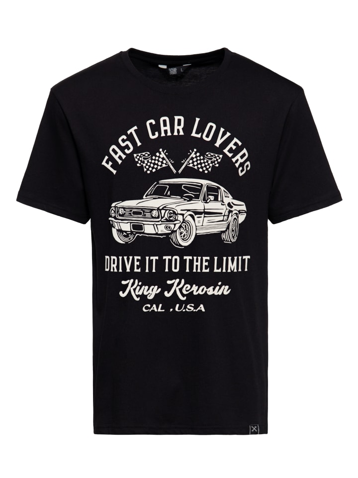 

Футболка King Kerosin Drive It To The Limit черного цвета King Kerosin, Черный, Футболка King Kerosin Drive It To The Limit черного цвета King Kerosin