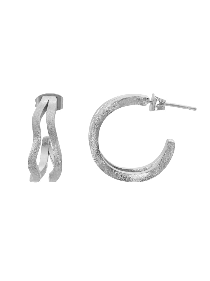 

Steel_Art Женские серьги-гвоздики Marla, серебристого цвета, полированные