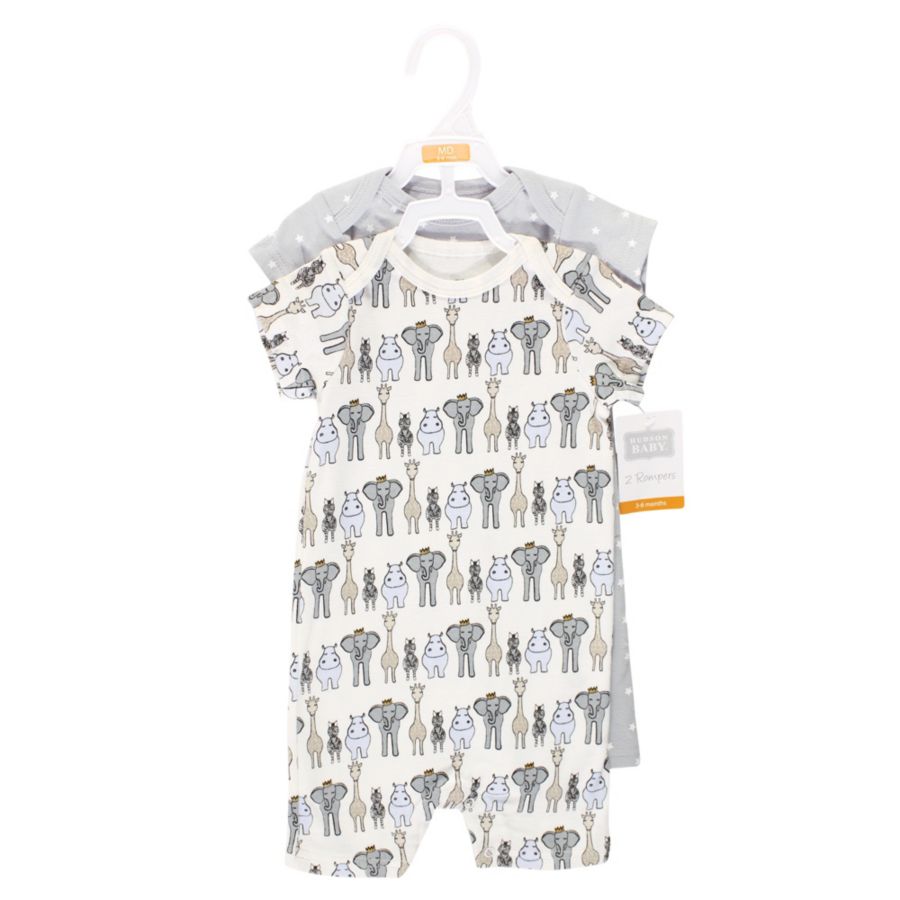 Коллекция комбинезонов из двух частей Hudson Baby, Royal safari — фото 2