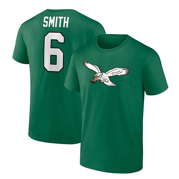 

Футболка Philadelphia Eagles с именем и номером игрока ДеВонта Смита, Kelly Green Fanatics