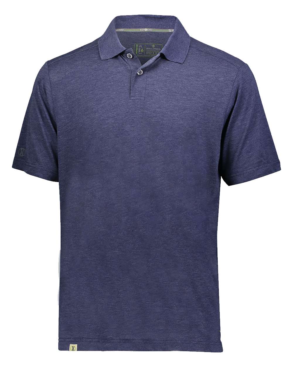 

Футболка поло мужская Holloway, цвет navy heather