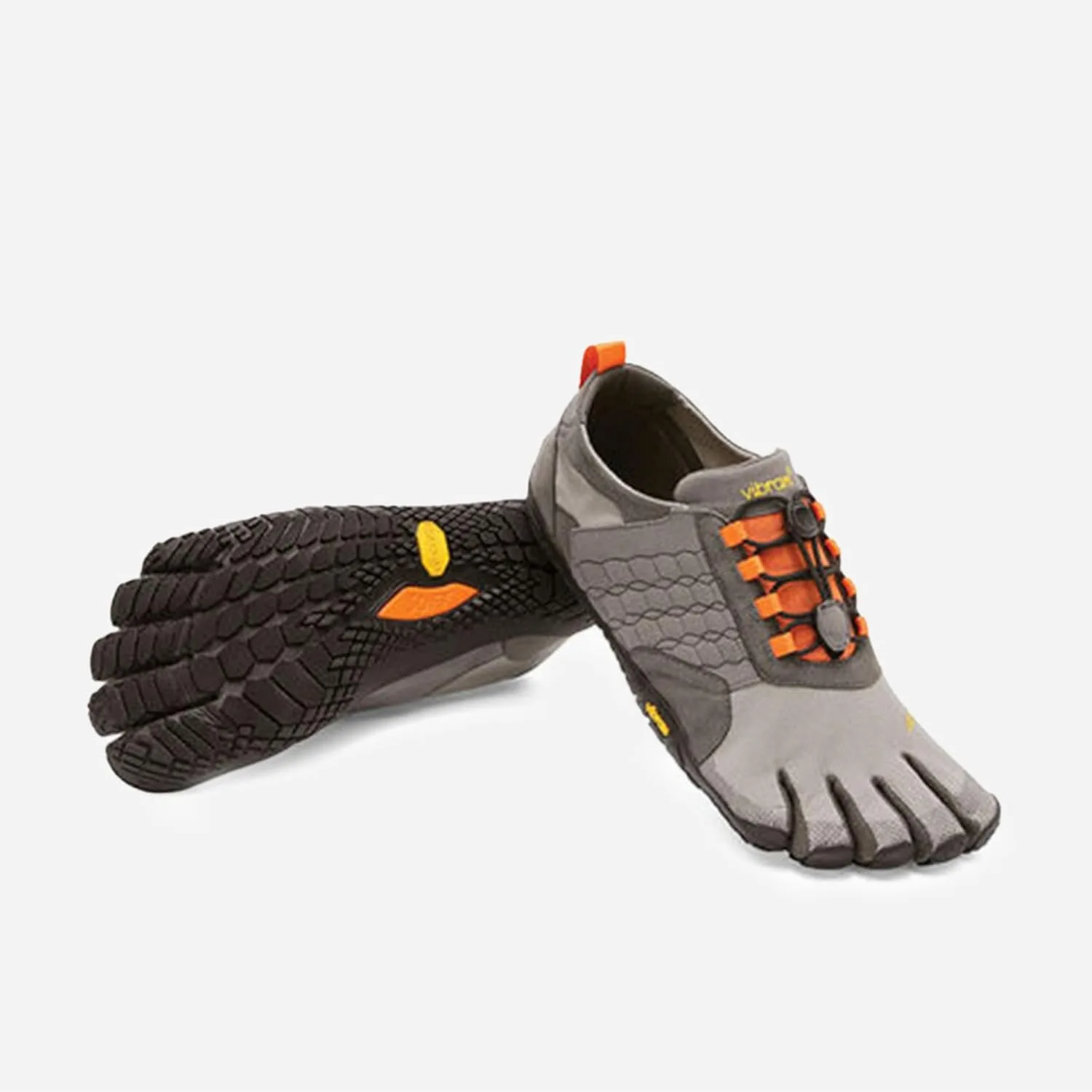 Мужские многофункциональные кроссовки Vibram Trek Ascent для активных прогулок на природе, черный/оранжевый/серый — фото 4