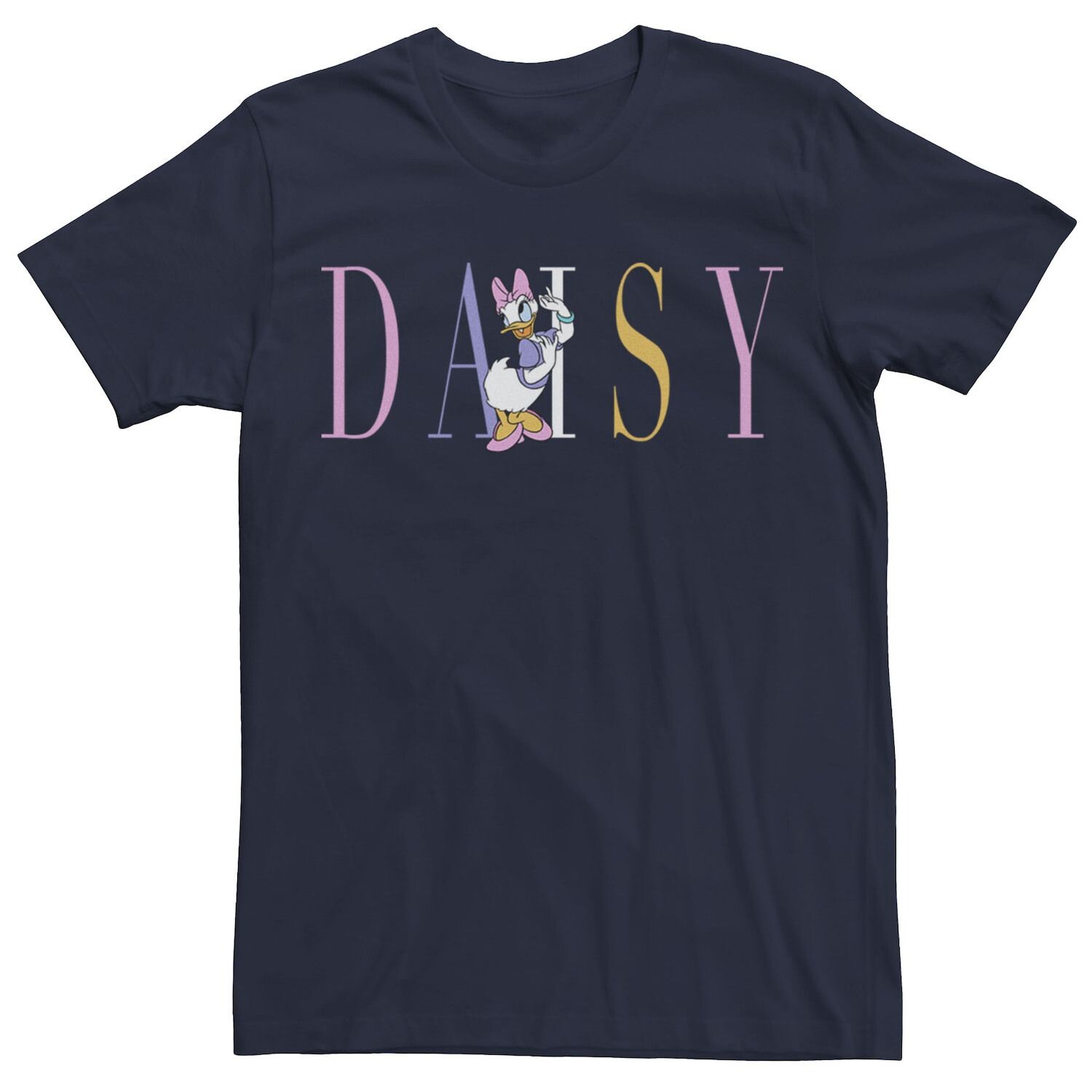 

Мужская футболка Disney Mickey And Friends Daisy Duck с простой надписью Licensed Character