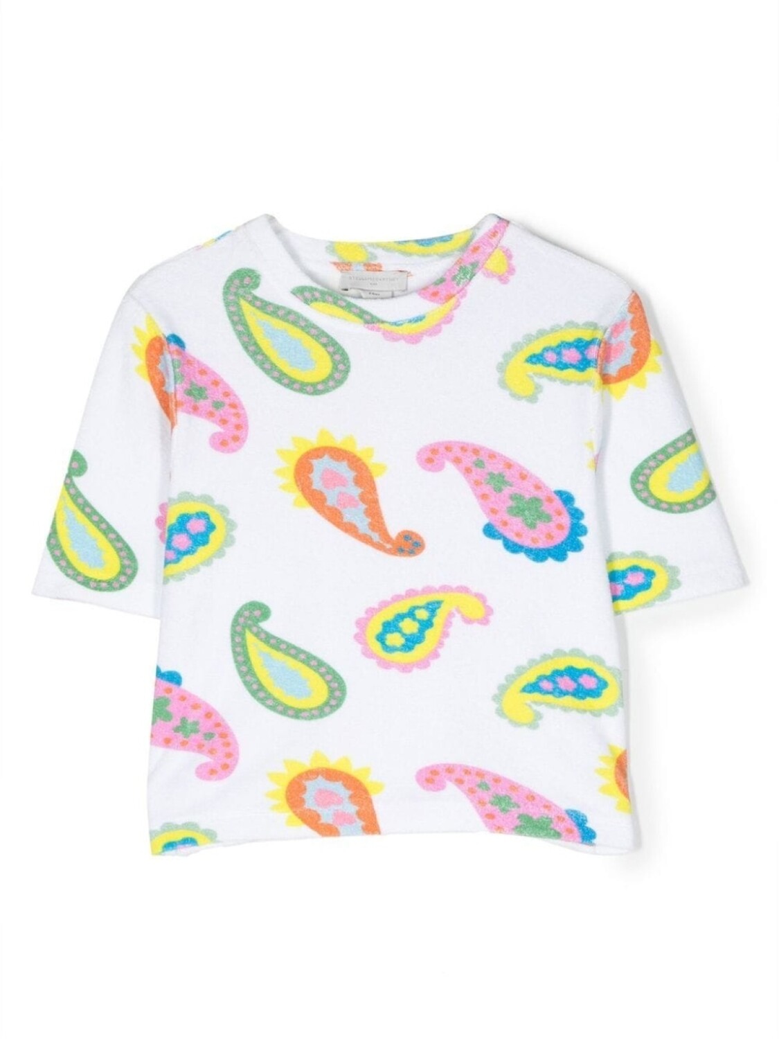 

Stella McCartney Kids футболка с абстрактным принтом, белый