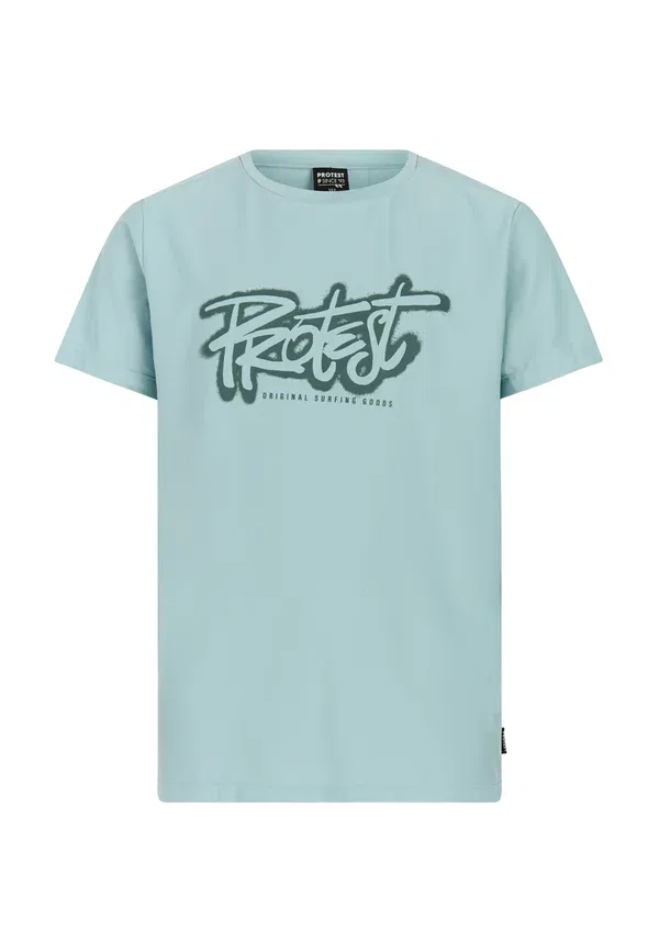 Футболка Prtcaptain jr print t-shirt Protest, бирюзовый