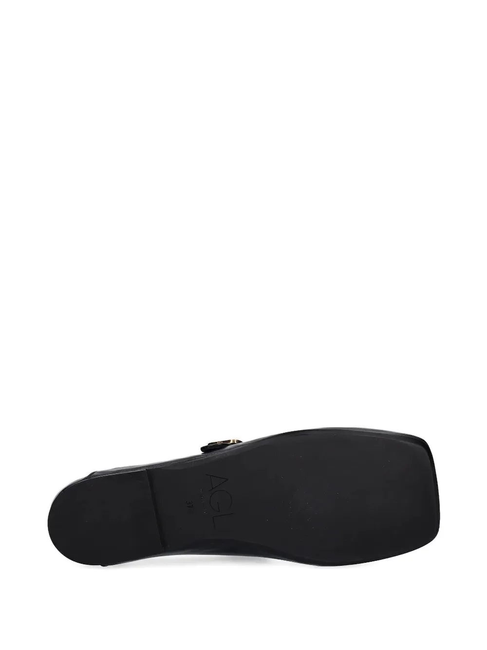 Туфли Cercamic buckle-detail stitched shoes AGL, черный — фото 4