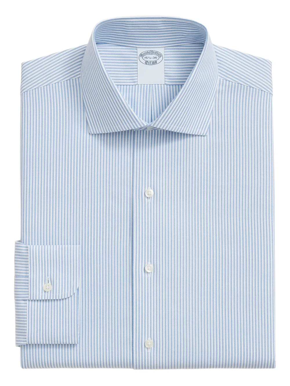 

Рубашка с воротником в полоску Brooks Brothers, синий