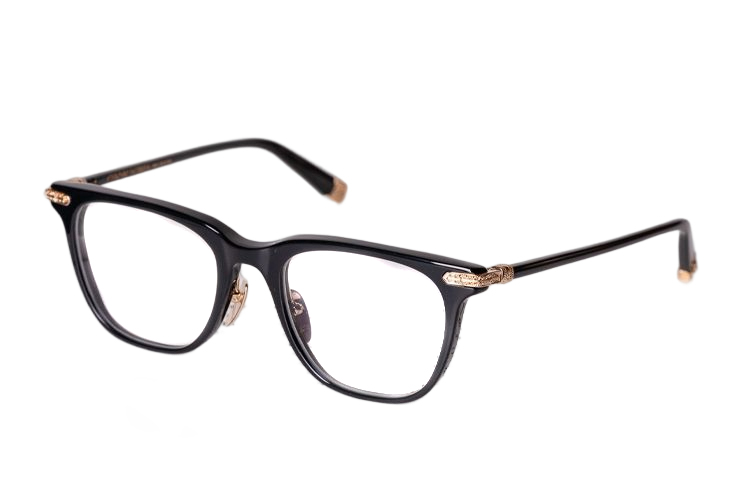

Chrome Hearts Оправа для очков Plate Frame Square, унисекс, черная