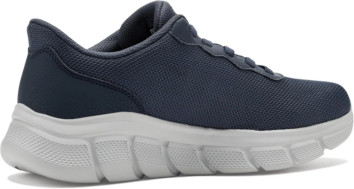 Мужские слипоны Skechers Bobs B Flex Glacial Edge, Dark Navy Blue — фото 3