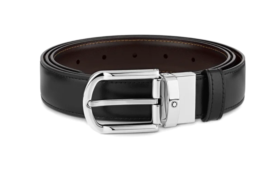 

Кожаный двусторонний ремень MONTBLANC
