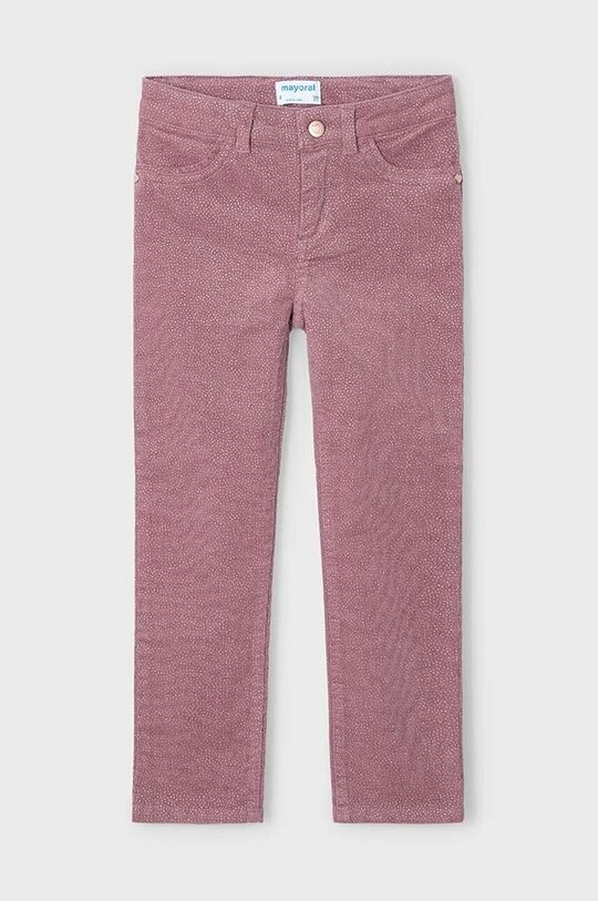 

Детские вельветовые брюки Mayoral, розовый