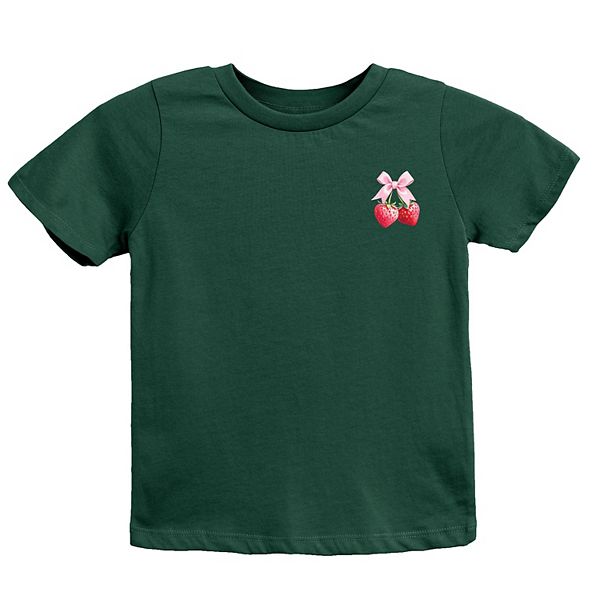 

Футболка с коротким рукавом Coquette strawberry watercolor youth The Juniper Shop, Forest