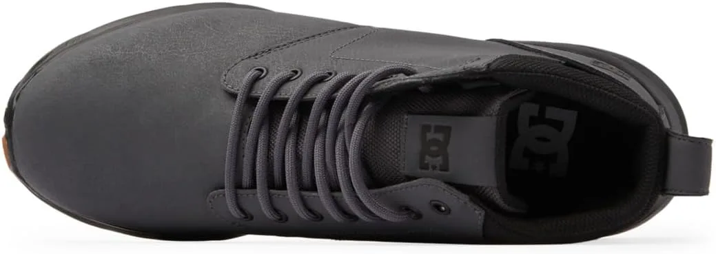 Мужские водонепроницаемые кожаные туфли DC Shoes Mason 2 ADYS700216, черный/темно-серый — фото 4