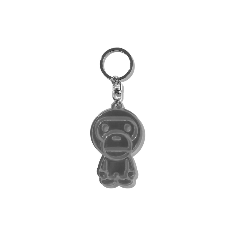 

A BATHING APE Ключница Bape Baby Milo светоотражающая, Black BKX