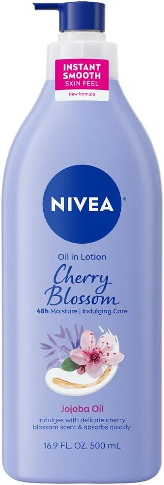 Лосьон для тела с маслом жожоба и ароматом вишни Nivea, 16.9 fl oz