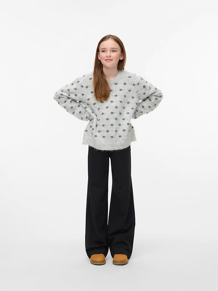 

Vero Moda Girl Свитер "Dotty" серого цвета