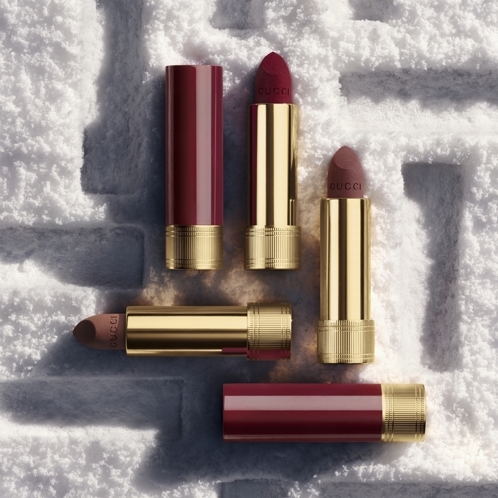 Матовая помада Gucci Beauty Holiday Rouge à Lèvres Gucci, atspalvis 126 amanda dawn 3,5 гр — фото 4