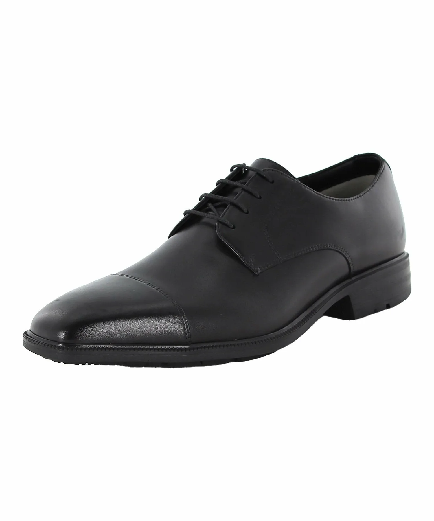 Мужские кожаные туфли MoonStar SPH4613SN с нескользящей подошвой. Balance Works, black