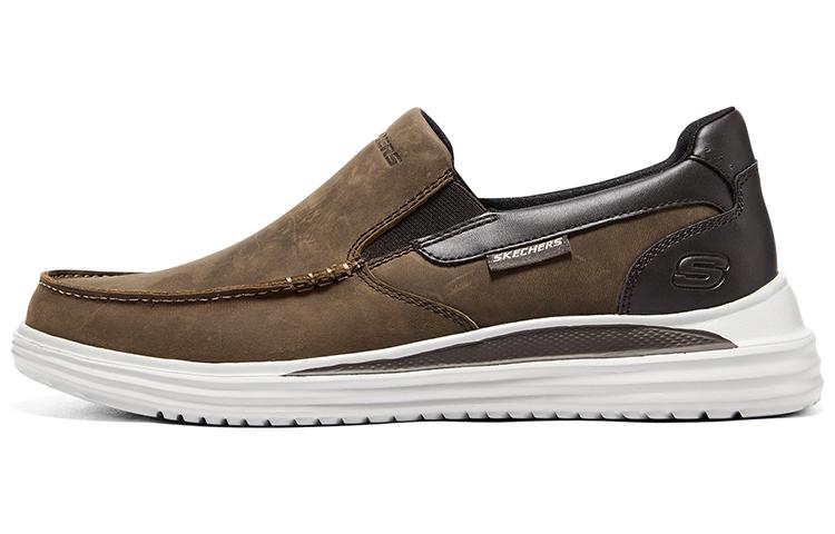 

Skechers Мужские повседневные туфли Lifestyle, коричневые и белые