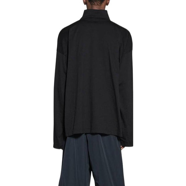 Футболка x adidas high neck long sleeve t-shirt 'black' Balenciaga, черный — фото 4