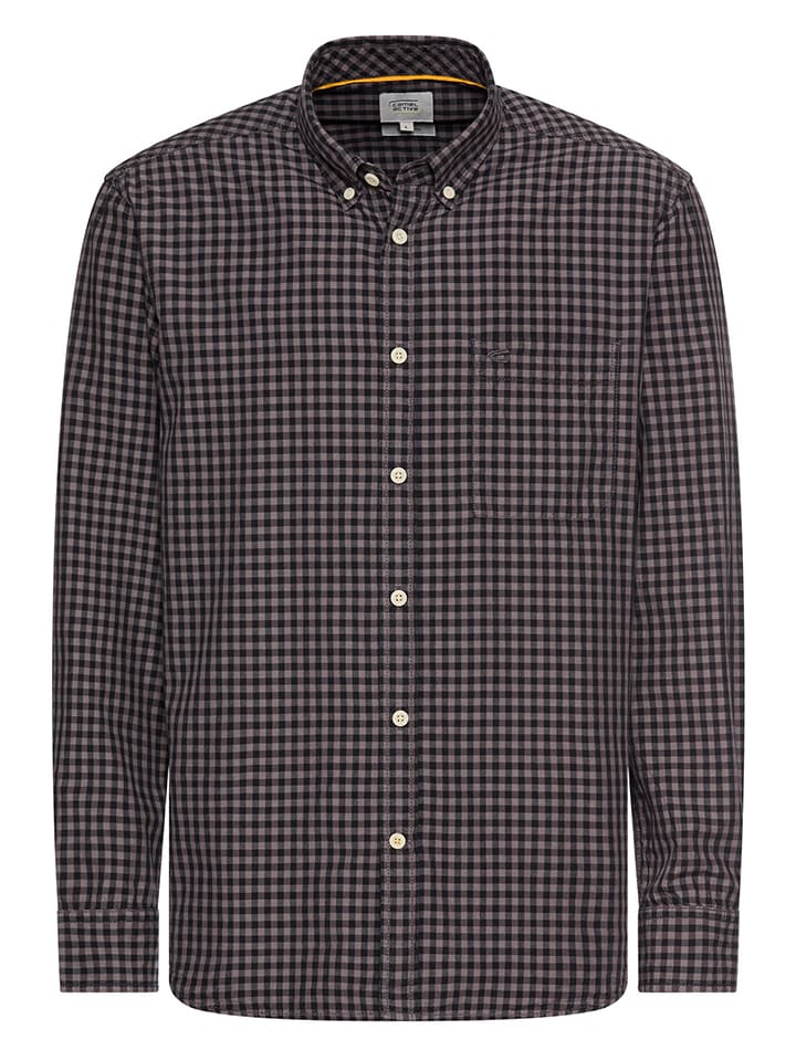 

Camel Active Рубашка - стандартный крой - фиолетово-черного цвета