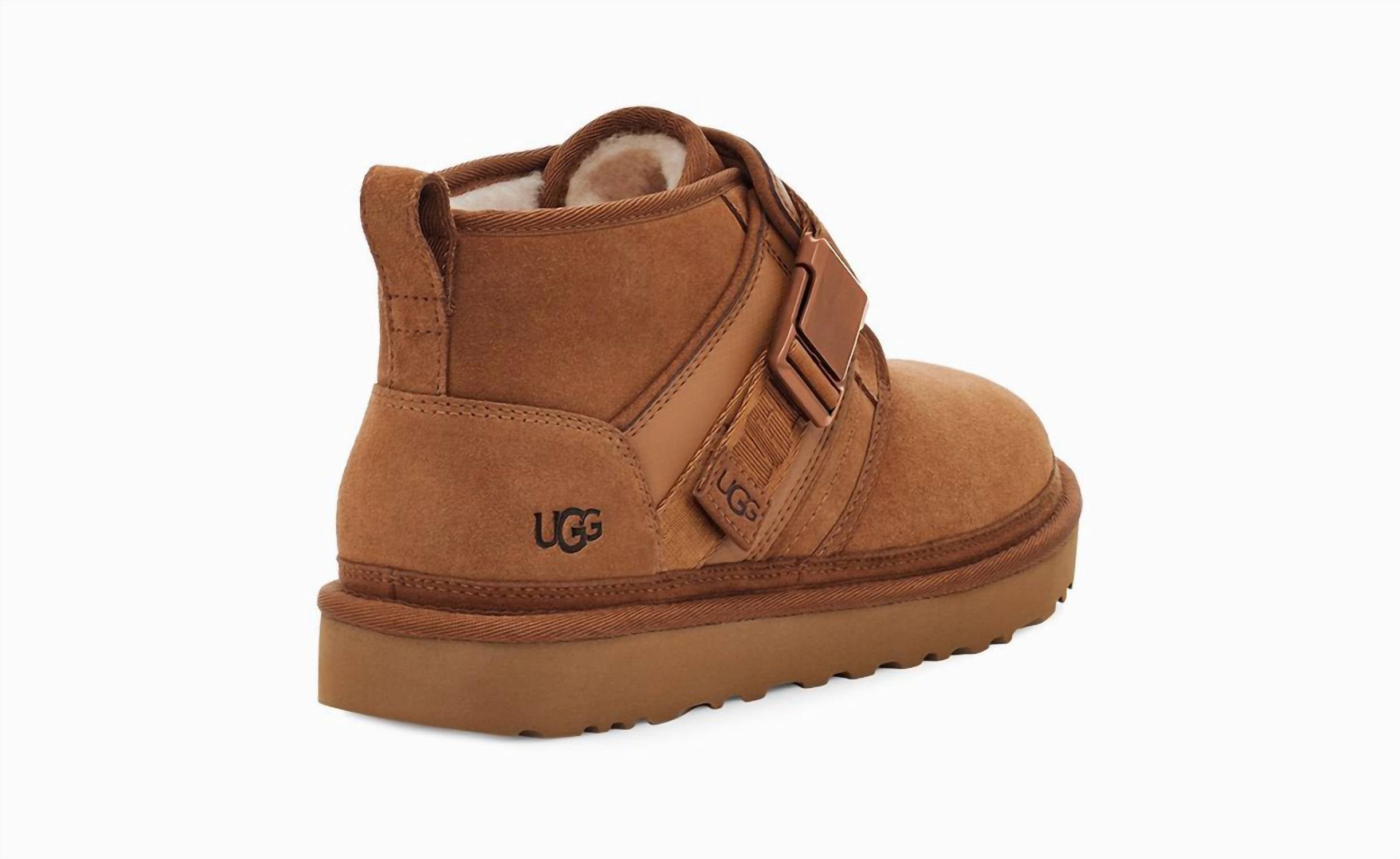Мужские каштановые ботинки Neumel Snapback UGG, chesnut — фото 2