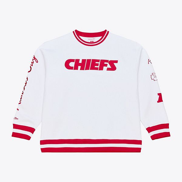 

Мужской белый свитшот Kansas City Chiefs из арктического флиса Mitchell & Ness