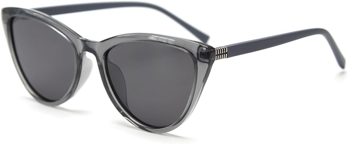 

Поляризованные солнцезащитные очки в стиле ретро для женщин, линзы «кошачий глаз» Tr90, защита от УФ-излучения UV400, аксессуары для женщин, солнцезащитные очки для женщин weiyuchen, Grey