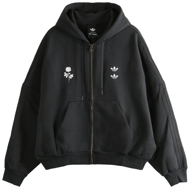 

Толстовка с капюшоном Adidas x Willy Chavarria, черная