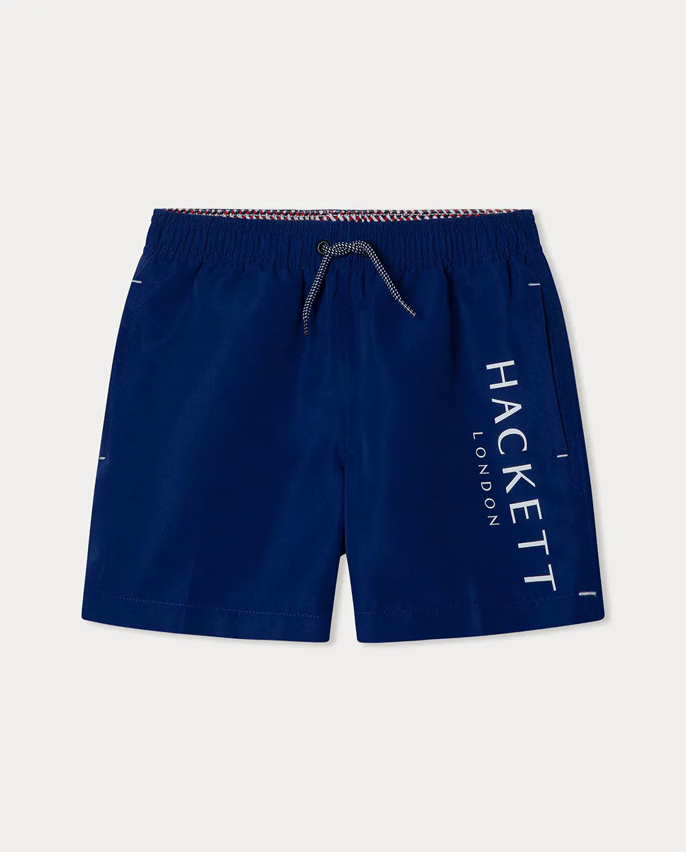 

Однотонный купальник для мальчиков Hackett, синий индиго