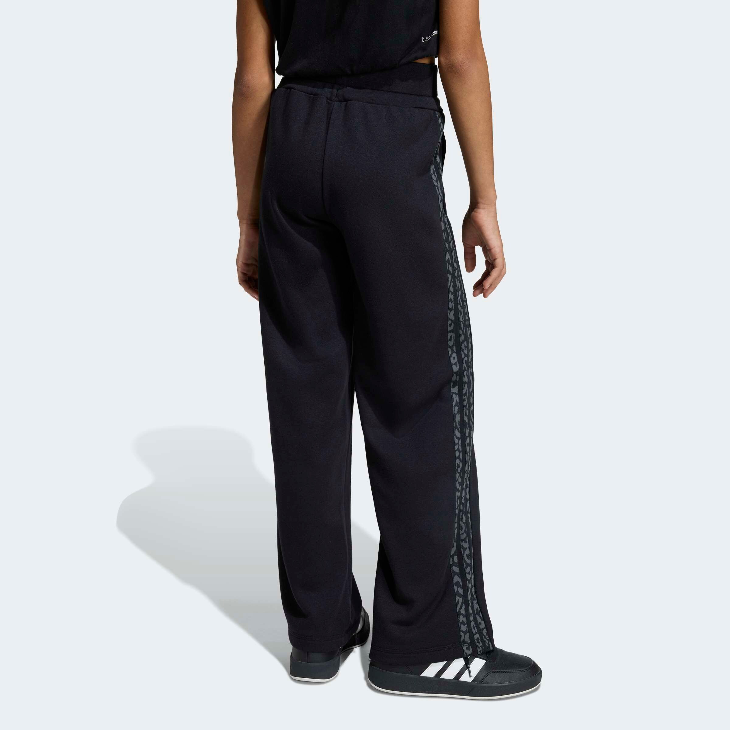 Adidas Sportswear Широкие спортивные брюки в черном цвете — фото 3
