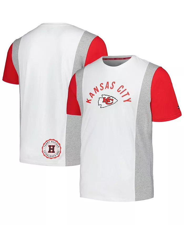 

Мужская белая футболка Kansas City Chiefs Philip Tommy Hilfiger