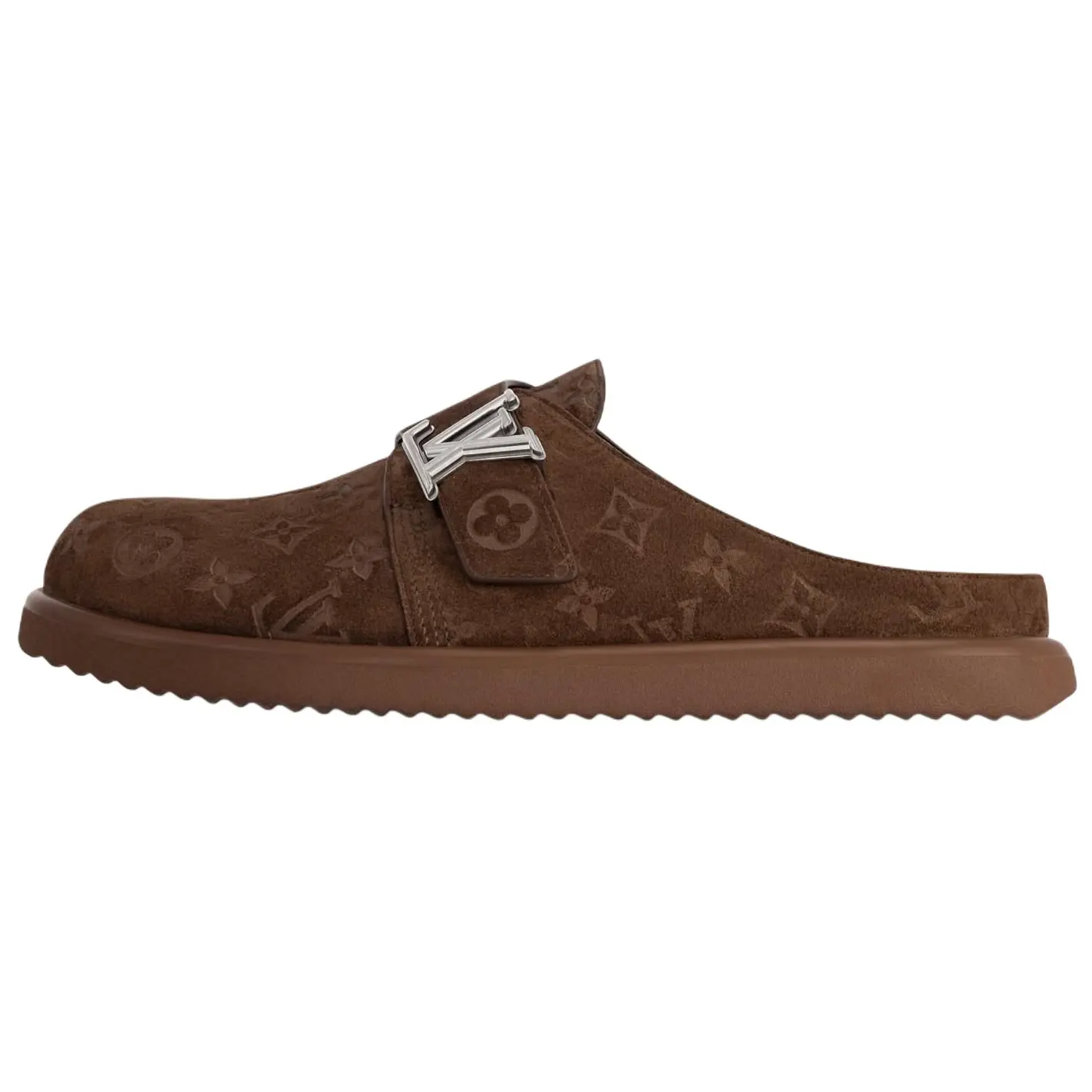 

Мужские тапочки Easy Closed Toe коричневые LOUIS VUITTON, Original Shoe Box Included