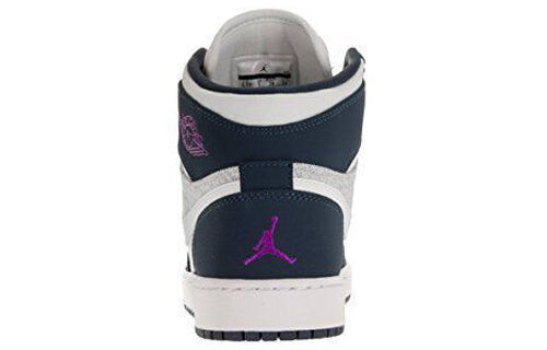 Кроссовки 1 ретро высокие Air Jordan, синий — фото 4