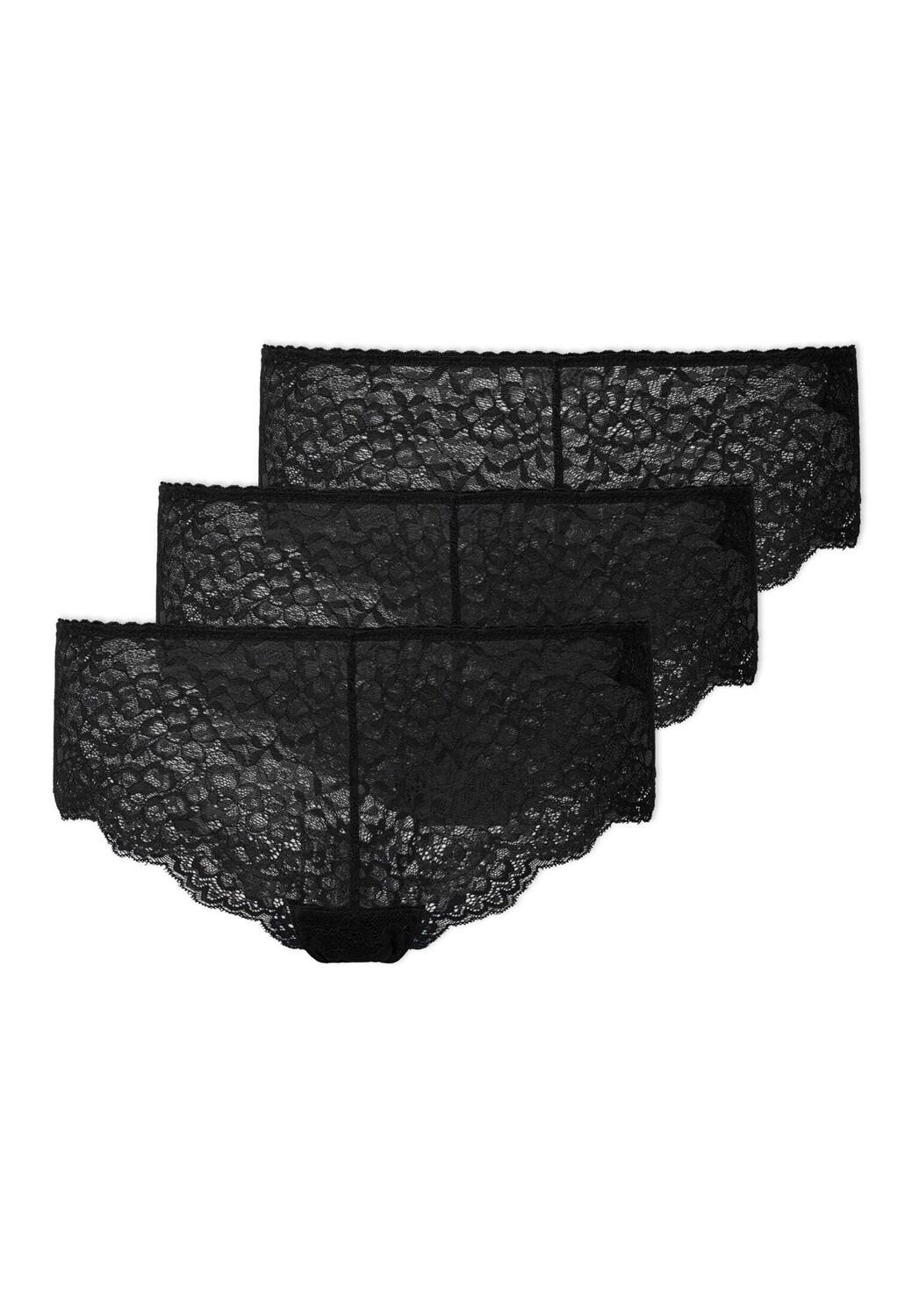 

Трусы SNOCKS Hipster Panties aus Spitze 3 шт, черный