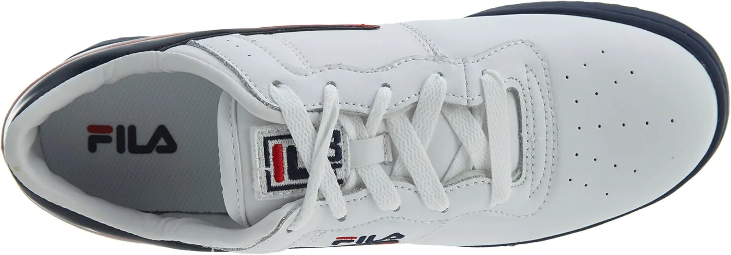 Кроссовки Fila Boys Fila Original Fitness для детей постарше, белый/темно-синий/красный — фото 4