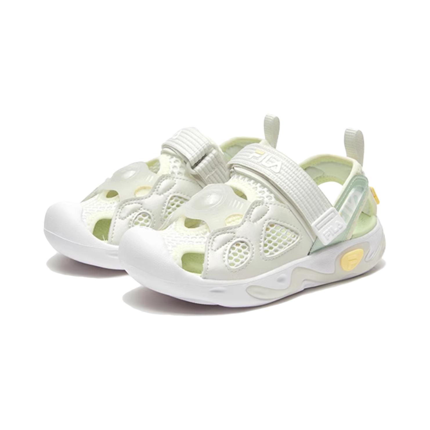 FILA KIDS Детские сандалии из дышащей противоскользящей ткани, зеленые, для детей 3–7 лет — фото 3