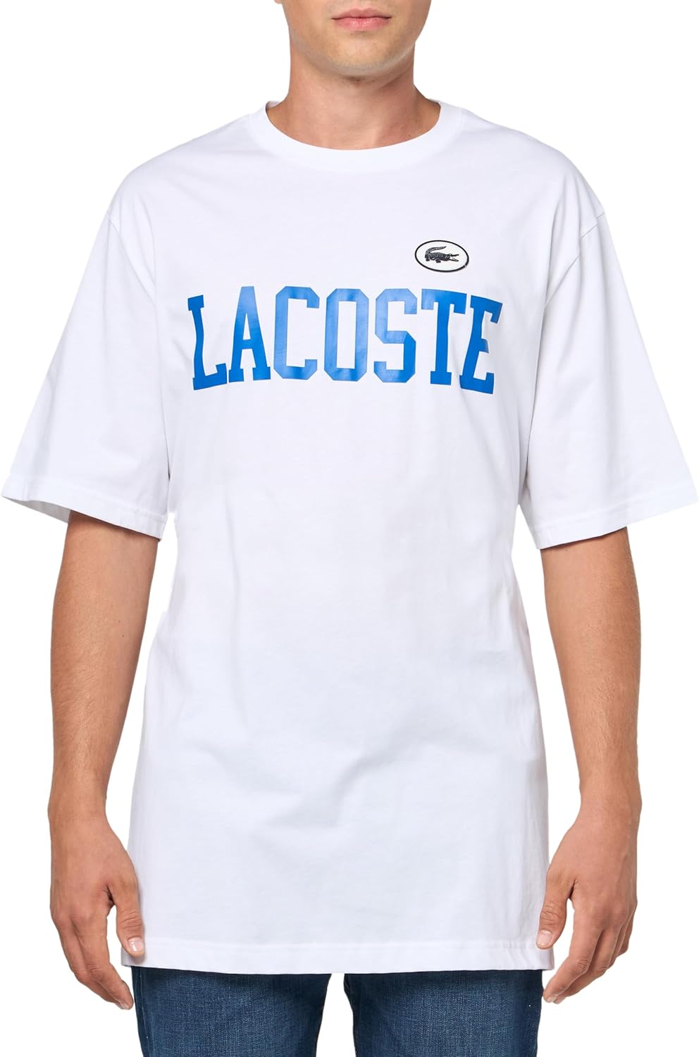 

Мужская футболка Lacoste с круглым вырезом, коротким рукавом, классическим кроем и фирменной символикой, White, Белый, Мужская футболка Lacoste с круглым вырезом, коротким рукавом, классическим кроем и фирменной символикой, White