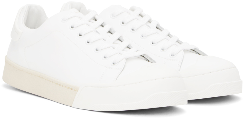 Белые кроссовки Dada Bumper Marni, Lily white — фото 4