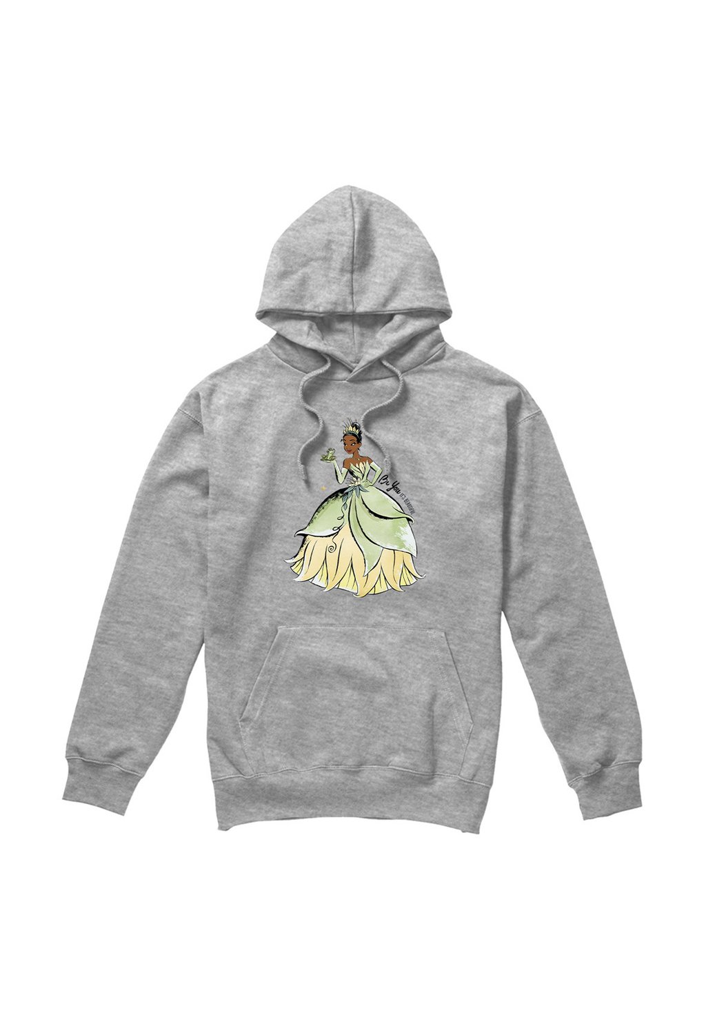 

Толстовка THE PRINCESS AND THE FROG BE YOU IT S BEAUTIFUL WITH TIANA Disney, серый
