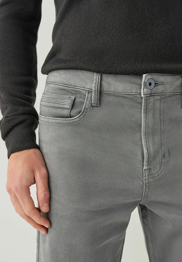 Удобные эластичные джинсы прямого кроя Next, Grey Charcoal — фото 3