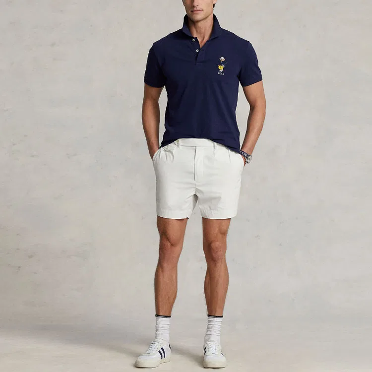 Поло с медведем Yankees, Polo Ralph Lauren, Marine Blue — фото 3
