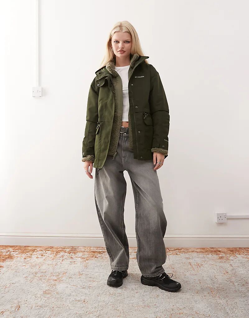 

Пальто Columbia Drop Ridge II Interchange зеленого цвета