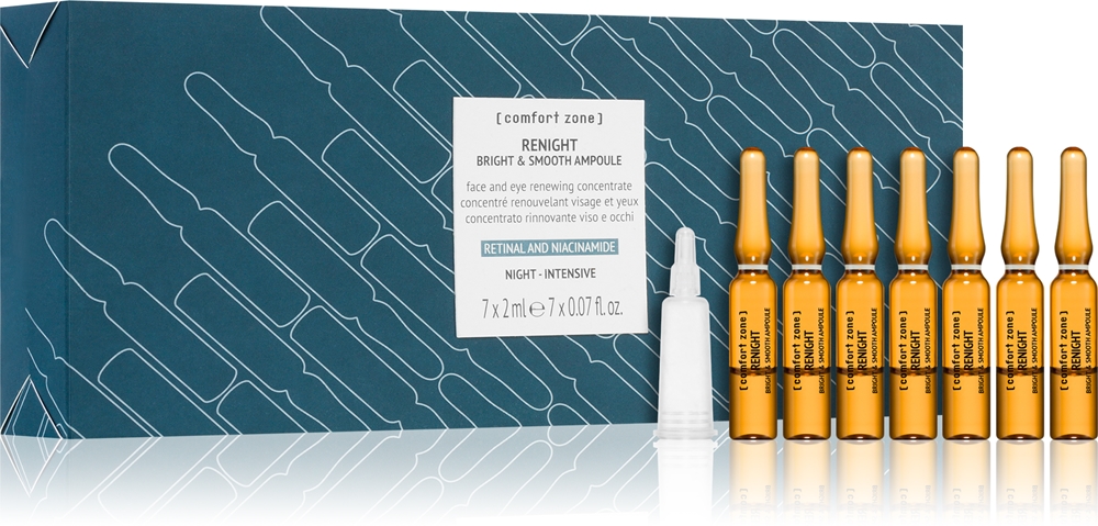 

Ночная ампула с осветляющим эффектом Comfort Zone, 7× 2 мл