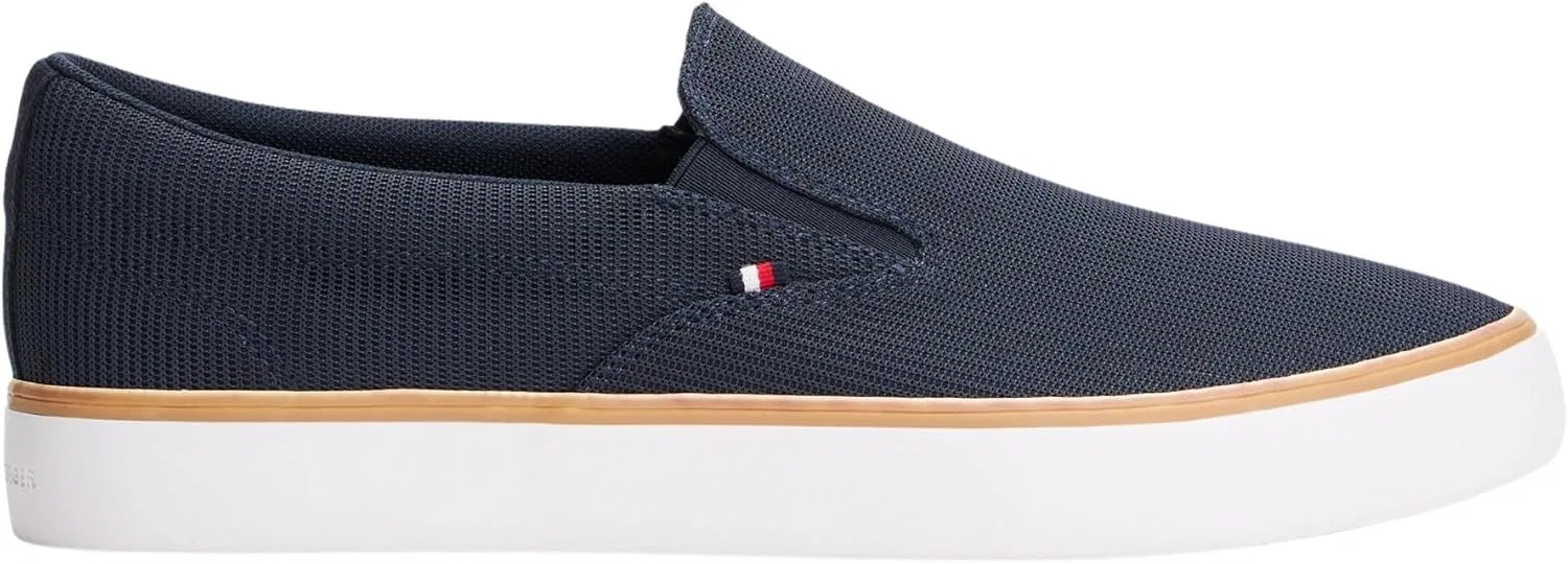 Мужские низкие кроссовки Tommy Hilfiger Th Hi Vulc Core II Slipon Fm0fm05514, Blue Desert Sky — фото 4