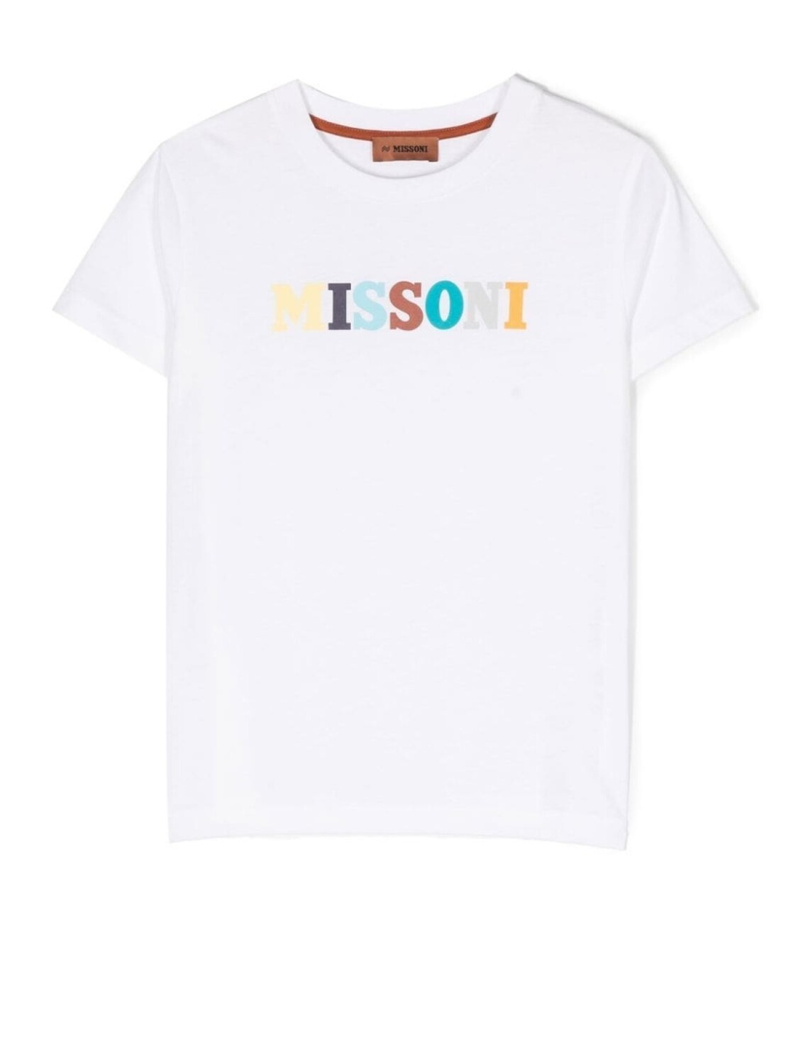 

Missoni Kids футболка с логотипом, белый