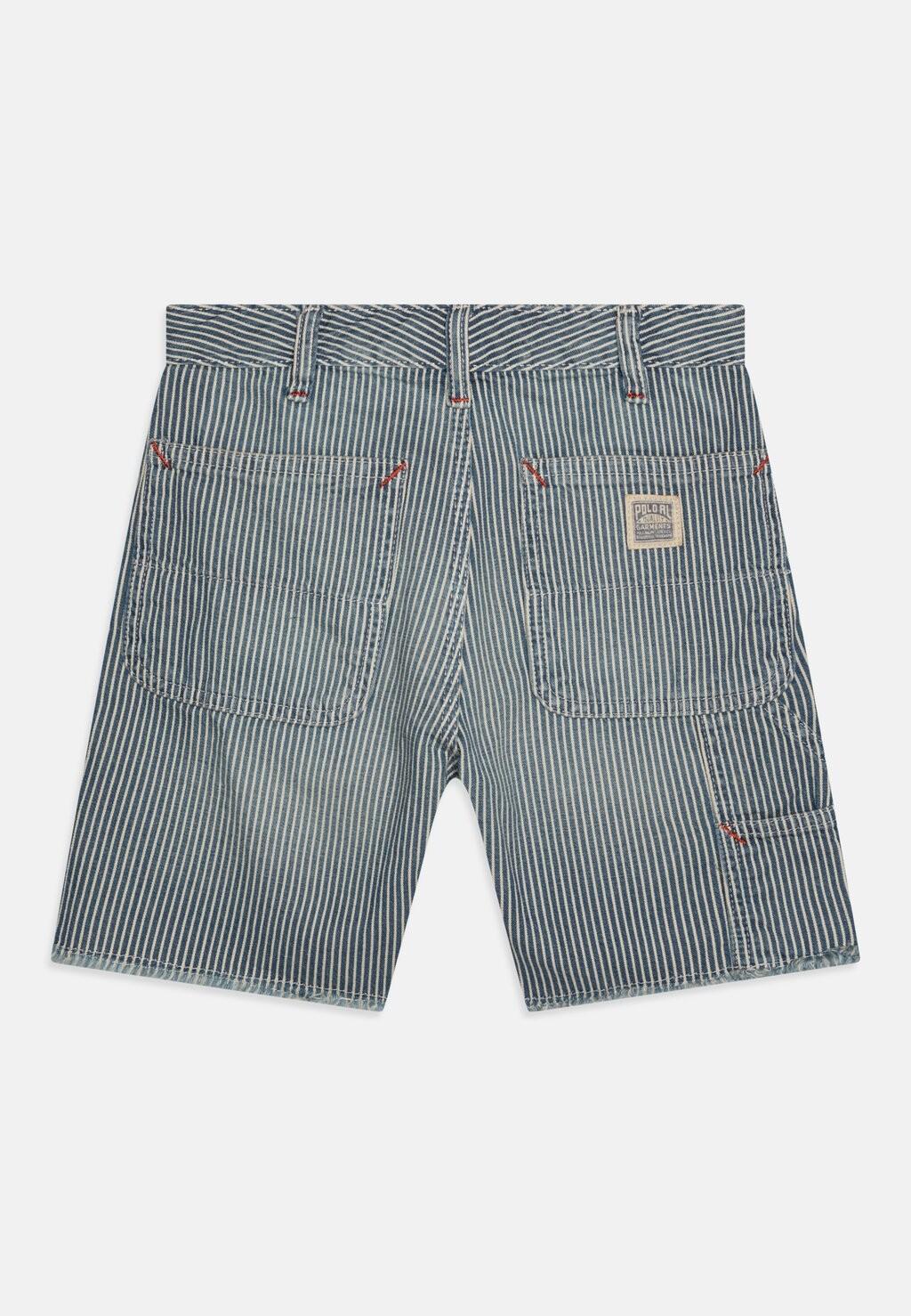 

Джинсовые шорты STRIPED CARPENTER Ralph Lauren, серый